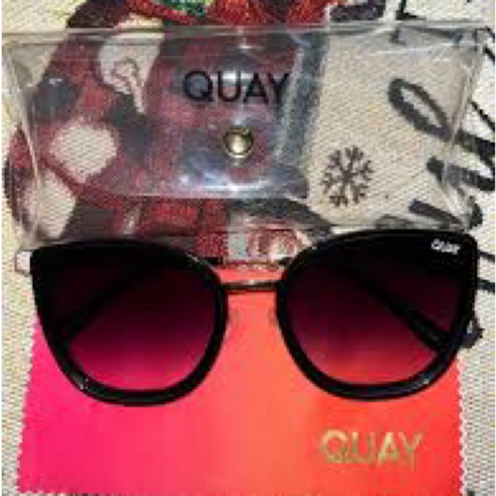Quay Australia Black cat eye Sunglasses